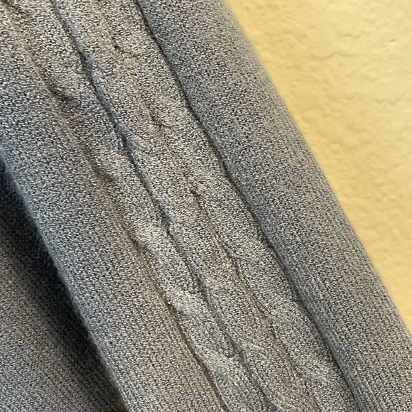 Cupio Women's Pull On Sweater Pants  China Blue Cable Detail New NWT S Small - Picture 5 of 14